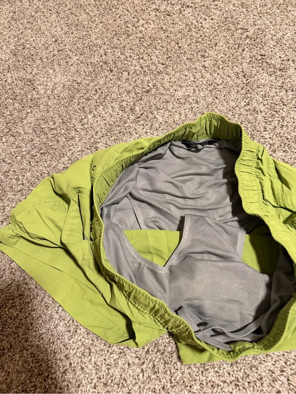 The North Face Men's Bright Lime Athletic Shorts